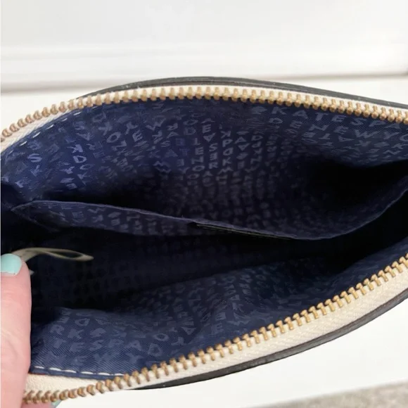 Kate Spade Grove Street Millie - Navy and White Crossbody Bag - Picture 4 of 13